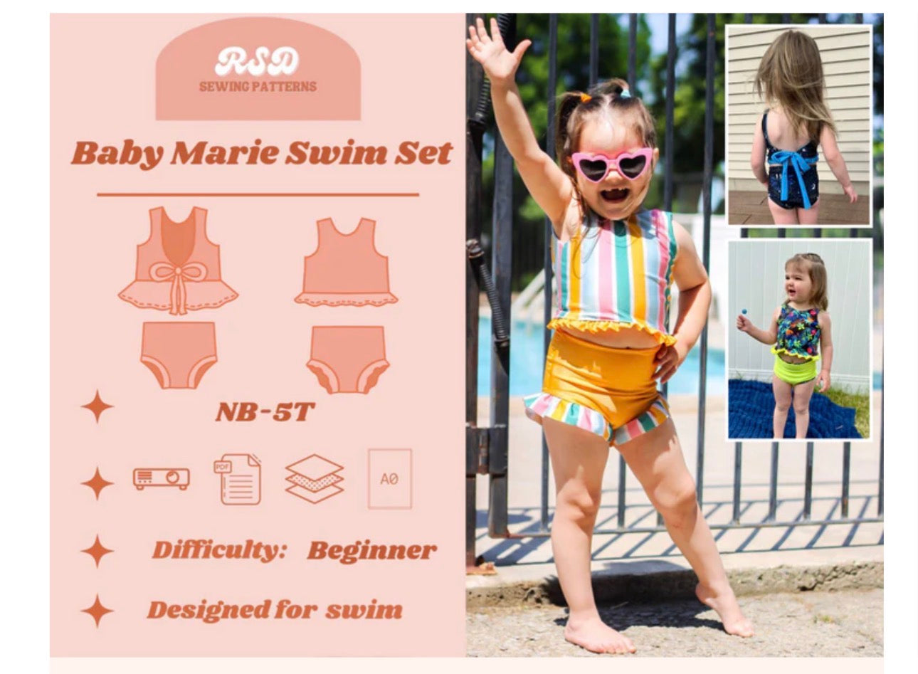 Marie swim set