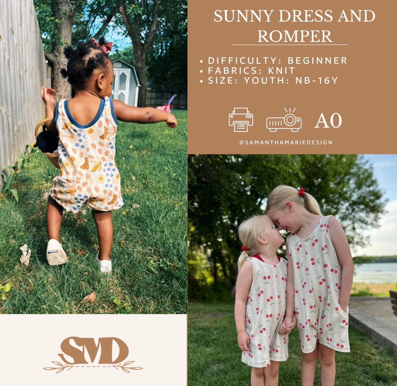 Sunny dress/shorts or pants romper
