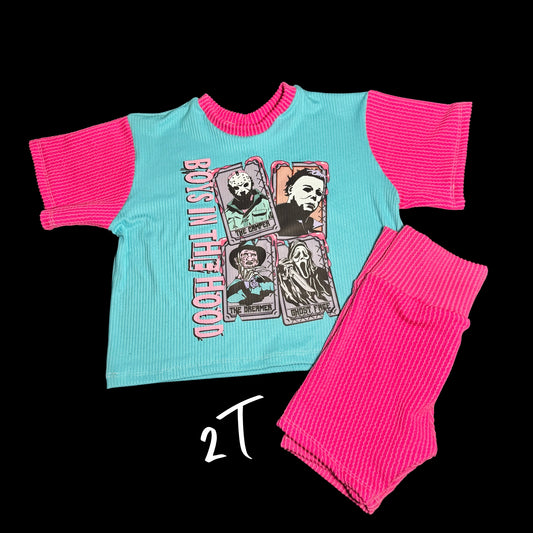2T scary guys comfy set