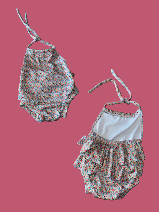 RTS 6/9 ruffle butt romper