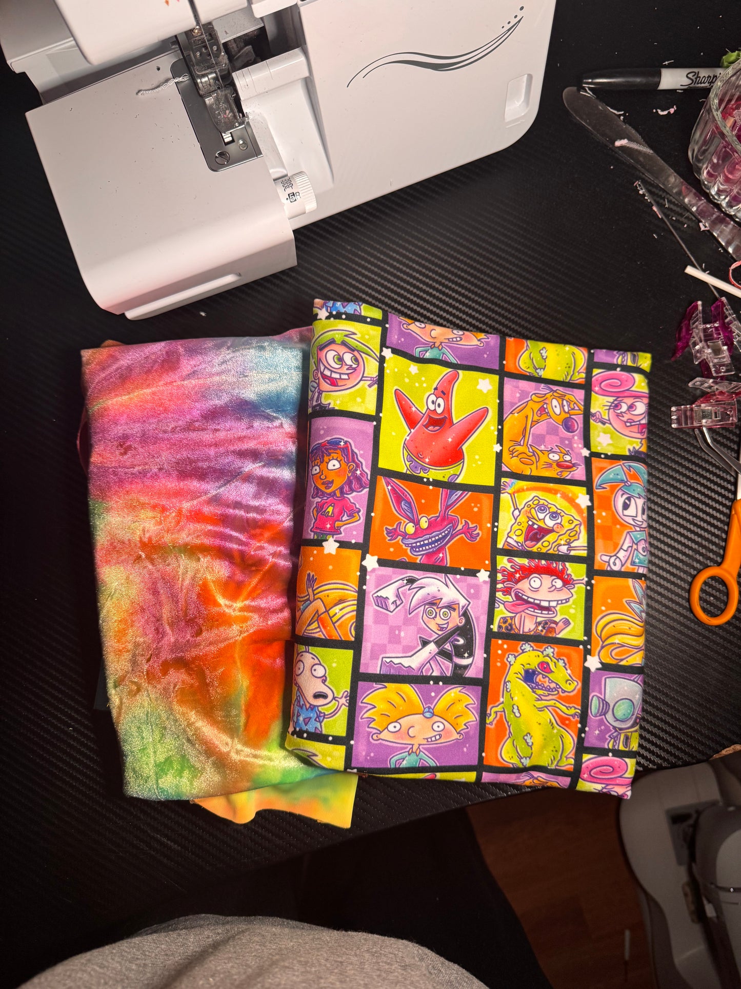 NEON CHARACTERS + TIE DYE VELVET BUNDLE