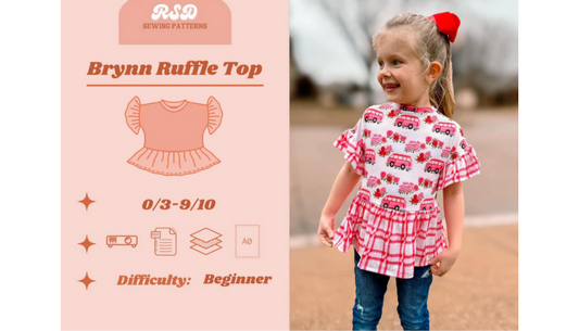 Brynn ruffle top