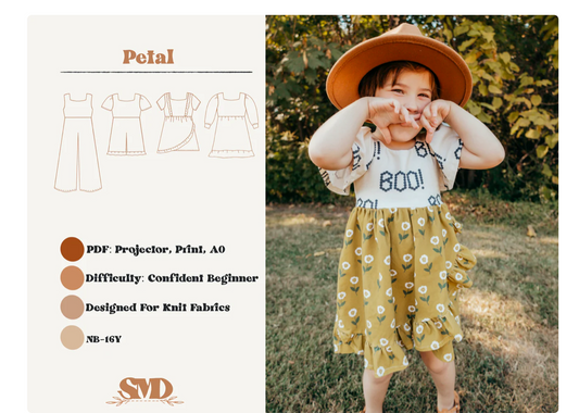 Long sleeve petal pant romper