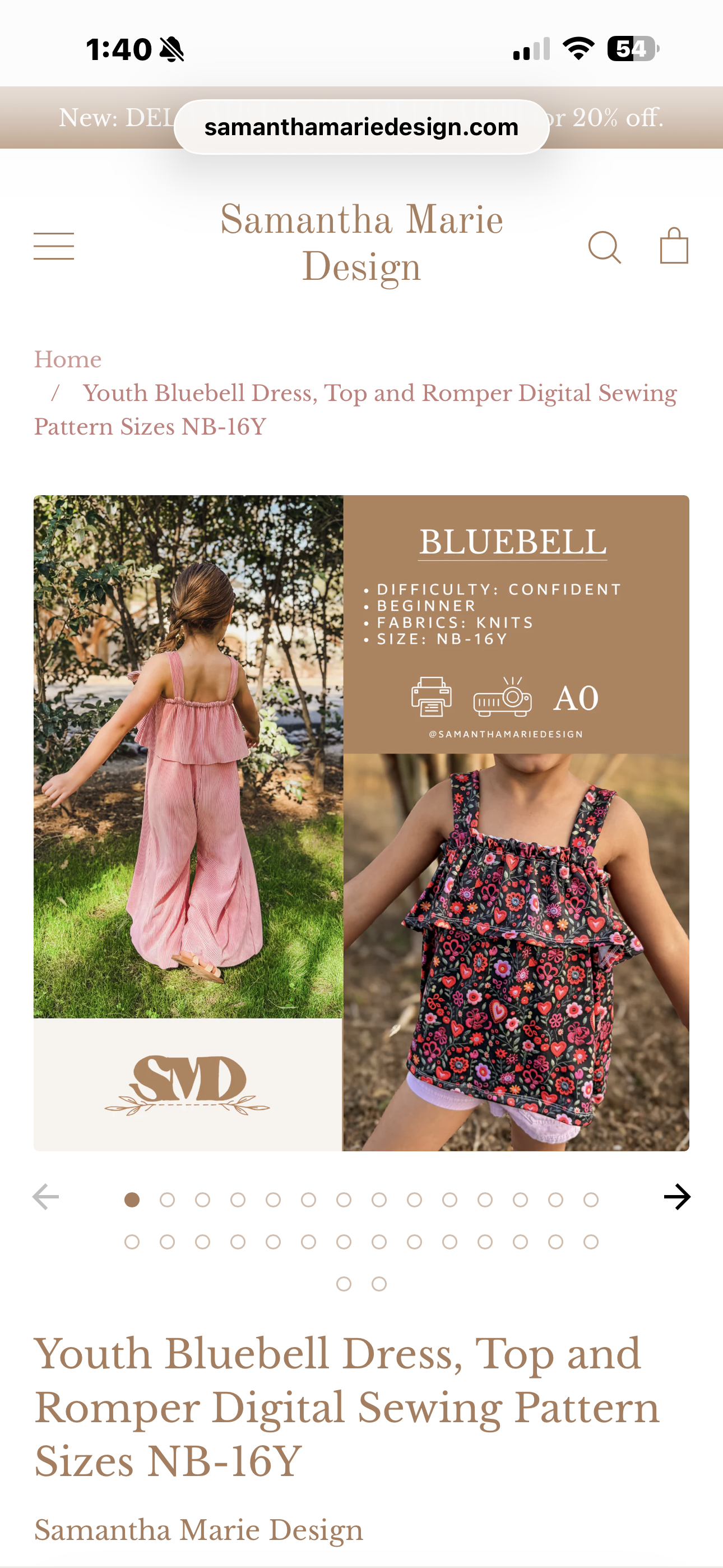 Bluebell (Top/Romper/Dress)